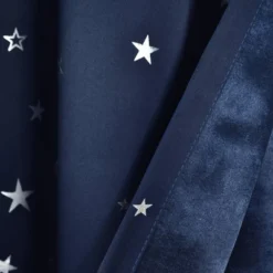 2pk 52"x84" Room Darkening Star Curtain Panels Navy - Lush Décor -Home Decoration Sale GUEST 0193179e 582f 4cf4 ae15 5743fa3ce184