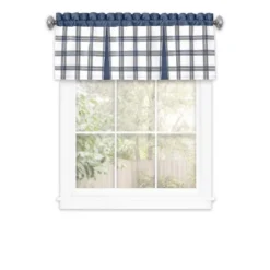 Kate Aurora Windowpane Plaid Country Farmhouse Kitchen Curtain Tier & Valance -Home Decoration Sale GUEST 023cddc2 df4e 43b9 a523 175cd48dec61