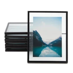Juvale 8 Pack Black Glass Frames For Pressed Flowers, 5x7 Inch Photos, Artwork, Portraits, 7x In -Home Decoration Sale GUEST 0739db74 fd94 4c18 a3e3 2d0897a20951
