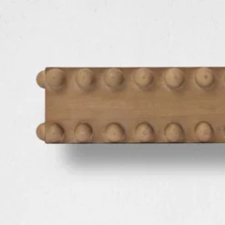 Large Beaded Wood Floating Decorative Wall Shelf Natural - American Art Decor -Home Decoration Sale GUEST 08758e2a 6ec8 4c58 83d9 ef38ca9fdeae