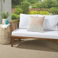 Mina Victory Textured Gradual Dots Outdoor Throw Pillow -Home Decoration Sale GUEST 09132de0 100c 4e20 acc8 9f6cdb360c97