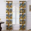 Sunflower Window Panel Blackout Curtain Pair 42" X 84" Gold By Barefoot Bungalow