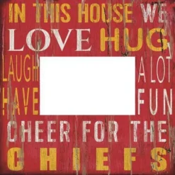 NFL Fan Creations 10x10 In. This House Frame -Home Decoration Sale GUEST 0fa3e0ba 6a8c 4127 8289 d59297d26925