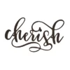Metal Cutout- Cherish Decorative Wall Sign-3D Word Art Home Accent Decor-Perfect For Modern Rustic Or Vintage Farmhouse Style By Hastings Home