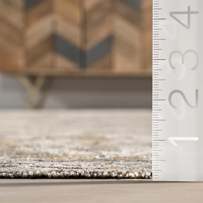 NuLOOM Zenni Vintage Floral Indoor/Outdoor Machine Washable Area Rug 2 NuLOOM Zenni Vintage Floral Indoor/Outdoor Machine Washable Area Rug - Image 2