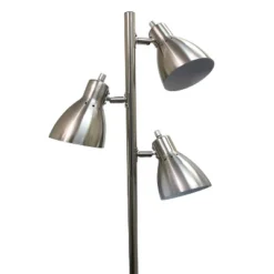 64" Traditional 3 Light Metal Floor Lamp With Adjustable Spotlight Shades Brushed Nickel - Creekwood Home 7 64" Traditional 3 Light Metal Floor Lamp With Adjustable Spotlight Shades Brushed Nickel - Creekwood Home -Home Decoration Sale GUEST 129b3472 c57f 46e2 be59 6d4b520970e6