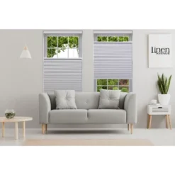 Linen Avenue Cordless Top Down Bottom Up Blackout Cellular Shade, White -Home Decoration Sale GUEST 136be013 775a 416c bae2 35a24aa29b1a