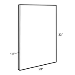 23" X 33" Sylvie Highland Cow Crop Framed Canvas Wall Art By The Creative Bunch Studio Gray - Kate And Laurel -Home Decoration Sale GUEST 1437cf61 360e 4de6 adc0 7791ce5fdb5f