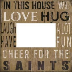 NFL Fan Creations 10x10 In. This House Frame -Home Decoration Sale GUEST 14b22a75 58a0 47be b826 0bff262c5cc6