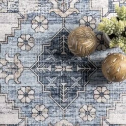 NuLOOM Dania Machine Washable Medallion Area Rug -Home Decoration Sale GUEST 15520ffd 3e44 4f7b 9f61 d21b01b45d6f