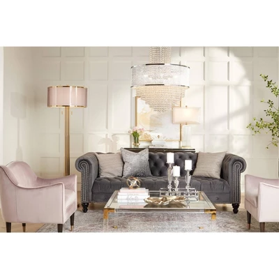 Vienna Full Spectrum Pioggia Chrome Pendant Chandelier 23 1/2" Wide Modern Crystal 5-Light Fixture For Dining Room House Foyer Kitchen Island Entryway 8 Vienna Full Spectrum Pioggia Chrome Pendant Chandelier 23 1/2" Wide Modern Crystal 5-Light Fixture For Dining Room House Foyer Kitchen Island Entryway - Image 8