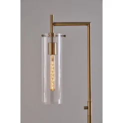 1-Light Dalton Floor Lamp Antique Brass (Includes Light Bulb) - Adesso -Home Decoration Sale GUEST 19d01da5 87bc 4e81 99ed fc115815e942