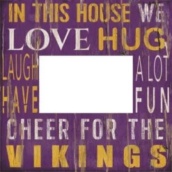 NFL Fan Creations 10x10 In. This House Frame -Home Decoration Sale GUEST 1a45336a ab9a 47eb 8529 3023dfd8dda5