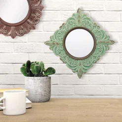 Square Pale Ocean Decorative Wall Mirror Honey Dew - CKK Home Decor -Home Decoration Sale GUEST 1bfd46f3 5825 4fd5 b338 ac10bf86a4a4
