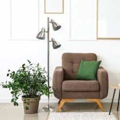 64" Traditional 3 Light Metal Floor Lamp With Adjustable Spotlight Shades Brushed Nickel - Creekwood Home 9 64" Traditional 3 Light Metal Floor Lamp With Adjustable Spotlight Shades Brushed Nickel - Creekwood Home -Home Decoration Sale GUEST 1c1e6ff1 3cdb 42c8 b23d 4f98a6d62763