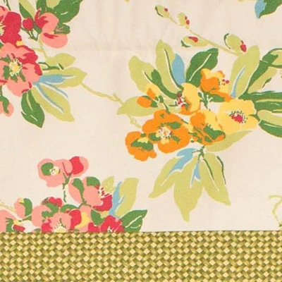 Selva Banded Sage Type All Season 3" Rod Pocket Valance 50" X 16" By RLF Home 2 Selva Banded Sage Type All Season 3" Rod Pocket Valance 50" X 16" By RLF Home - Image 2