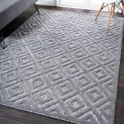 Portmany Neutral Diamond Trellis Indoor/Outdoor Area Rug - JONATHAN Y -Home Decoration Sale GUEST 1fbe62a3 8efc 40eb 89cd 20235f95b7b4