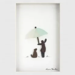 DEMDACO Umbrella For Sharing Wall Art White