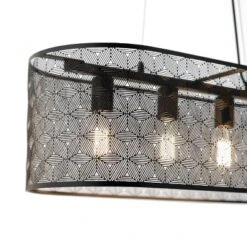 30" 4-Light Gianna Chandelier Black - River Of Goods -Home Decoration Sale GUEST 2159a650 07da 4904 8afd 02745962a7e8