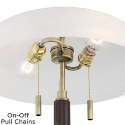 Possini Euro Design Possini Euro® Wyndham Desk Lamp With Glass Shade And Dual USB Ports -Home Decoration Sale GUEST 22a7c8eb 0570 4007 b7d7 4502b26e3aa3