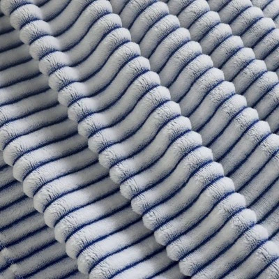 92"x120" Oversized Super Cozy Ultra Soft Ribbed Faux Fur Throw Blanket - Lush Décor 2 92"x120" Oversized Super Cozy Ultra Soft Ribbed Faux Fur Throw Blanket - Lush Décor - Image 2