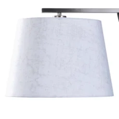 Darby Silver Mid-Century Modern Metal Desk Lamp - StyleCraft
