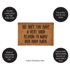Evergreen WE HOPE YOU HAVE A VERY GOOD REASON TO MAKE OUR DOGS BARK -Home Decoration Sale GUEST 2758e096 1d14 42f4 a6b2 02ed4f6abba9