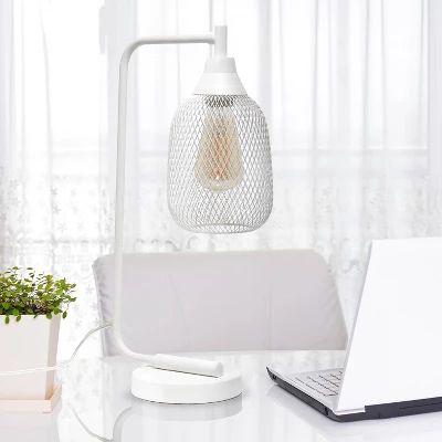 Industrial Desk Lamp White - Lalia Home 2 Industrial Desk Lamp White - Lalia Home - Image 2