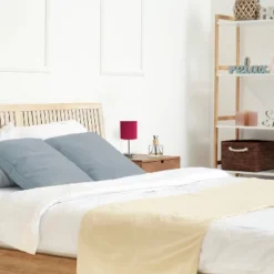 11.81" Traditional Petite Metal Stick Bedside Table Desk Lamp In Chrome With Fabric Shade Wine Red - Creekwood Home -Home Decoration Sale GUEST 2a3b1101 e9c0 4723 af0d b317e69e85f2