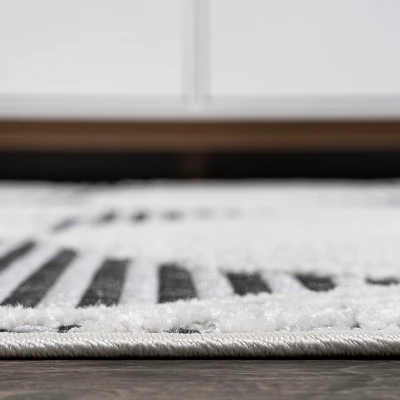 Jazz High-Low Pile Art Deco Geometric Indoor/Outdoor Area Rug - JONATHAN Y 5 Jazz High-Low Pile Art Deco Geometric Indoor/Outdoor Area Rug - JONATHAN Y - Image 5