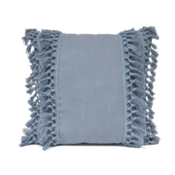 20"x20" Oversize Modern Tassel Square Throw Pillow - Lush Décor -Home Decoration Sale GUEST 2c163190 3e4b 40d2 8a12 d7bffb95880a