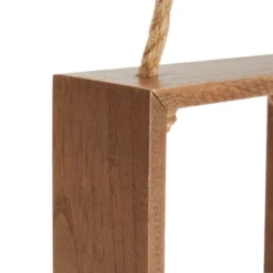 Farmlyn Creek Set Of 4 Square Wall Hanging Shelves, Rustic Wooden Cube Shelf With Rope, Brown, 4 Sizes -Home Decoration Sale GUEST 2c35857a d5a0 462a 97cf 037336e1e305