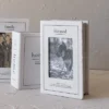 4X6 Inch "Blessed" Picture Box White Fabric, MDF & Glass By Foreside Home & Garden