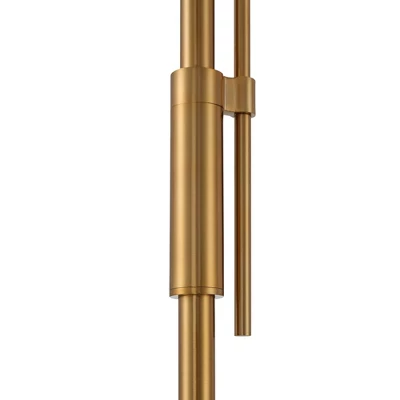 Possini Euro Design Modern Torchiere Floor Lamp With Side Lights 71" Tall Warm Gold Frosted Glass Shade For Living Room House 5 Possini Euro Design Modern Torchiere Floor Lamp With Side Lights 71" Tall Warm Gold Frosted Glass Shade For Living Room House - Image 5