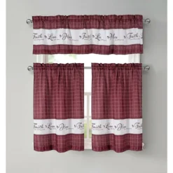 Kate Aurora Country Living Gingham Check Hope Faith Love 3 Pc Cafe Kitchen Curtain Set 9 Kate Aurora Country Living Gingham Check Hope Faith Love 3 Pc Cafe Kitchen Curtain Set -Home Decoration Sale GUEST 2dcdc90d bcd0 4256 8b98 e337d58beaf6