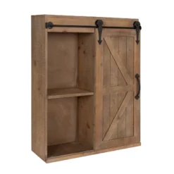 Decorative Wall Storage Cabinet With Sliding Barn Door Rustic Brown - Kate & Laurel All Things Decor 13 Decorative Wall Storage Cabinet With Sliding Barn Door Rustic Brown - Kate & Laurel All Things Decor -Home Decoration Sale GUEST 2df2450d b415 4c69 9ffa d7edec3d23d5