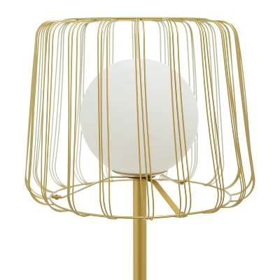 62.75" Lucas Caged Globe Shade Floor Lamp - River Of Goods 8 62.75" Lucas Caged Globe Shade Floor Lamp - River Of Goods - Image 8