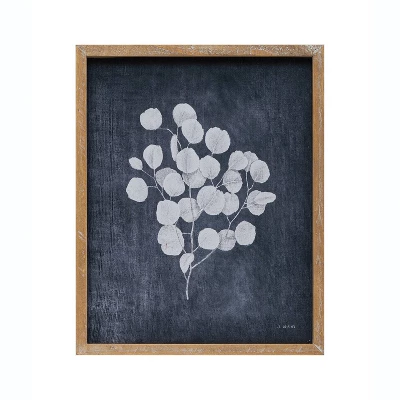 Botanical Wood Framed Wall Decor Black - Storied Home 2 Botanical Wood Framed Wall Decor Black - Storied Home - Image 2