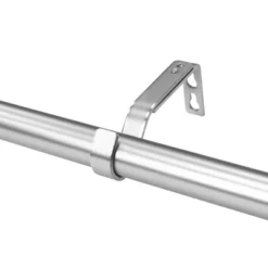 Decorative Drapery Curtain Rod With Crystal Square Finials Brushed Nickel - Lumi Home Furnishings -Home Decoration Sale GUEST 30f5ecb9 3e25 4d83 bcb1 88602cc6a7cc