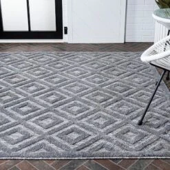 Portmany Neutral Diamond Trellis Indoor/Outdoor Area Rug - JONATHAN Y -Home Decoration Sale GUEST 3172db88 1c38 4148 a714 49110d264356