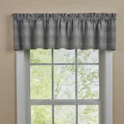 Park Designs Sine Wave Valance - 14''L - Gray