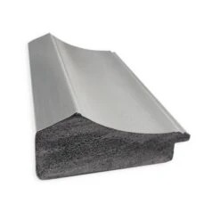 33" X 27" Non-Beveled Peak Polished Nickel Narrow Wall Mirror - Amanti Art