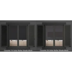 Linen Avenue Custom Cordless Cassette 1% Solar Roller Shade, Group 1 -Home Decoration Sale GUEST 34aa4606 2fb0 4708 8319 a58fc711ec10