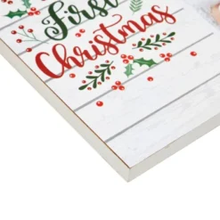 Juvale My First Christmas Picture Frame For 4x6 And 5x7 Inch Photos, 9.8 X 7.8 In -Home Decoration Sale GUEST 34ebaeaa cfb7 4a6f b0ea 72d40ee0be7b