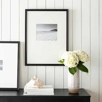 19.49" X 25.49" Matted To 8" X 10" Gallery Single Image Frame Black - Threshold™ Designed With Studio McGee 2 19.49" X 25.49" Matted To 8" X 10" Gallery Single Image Frame Black - Threshold™ Designed With Studio McGee - Image 2