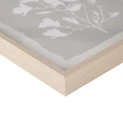 3pc Fair Florets Framed Glass Wall Art Set Beige - Madison Park -Home Decoration Sale GUEST 3633b3f8 e082 4be4 b984 db643154dfc6