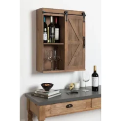 Decorative Wall Storage Cabinet With Sliding Barn Door Rustic Brown - Kate & Laurel All Things Decor 15 Decorative Wall Storage Cabinet With Sliding Barn Door Rustic Brown - Kate & Laurel All Things Decor -Home Decoration Sale GUEST 36404853 93b9 4f4b 8c67 b0959660acb9