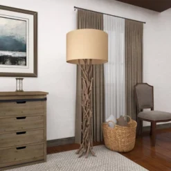 Rustic Floor Lamp Beige - Olivia & May -Home Decoration Sale GUEST 374e69df c846 414b 8666 774774d4f8e9