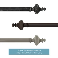 Hastings Home 1 Inch Curtain Rod With Finials (Bronze) 10 Hastings Home 1 Inch Curtain Rod With Finials (Bronze) -Home Decoration Sale GUEST 37fe6202 d72d 4bba a930 1142c9dba6e0