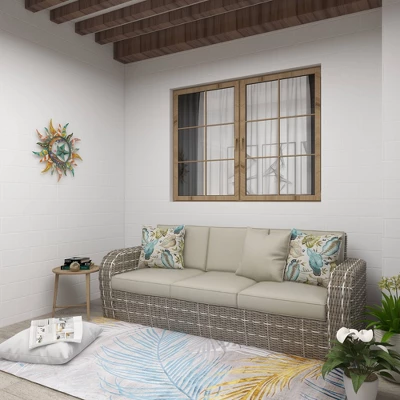 Metal Sun And Moon Indoor Outdoor Iron Wall Decor With Abstract Patterns - Olivia & May 7 Metal Sun And Moon Indoor Outdoor Iron Wall Decor With Abstract Patterns - Olivia & May - Image 7